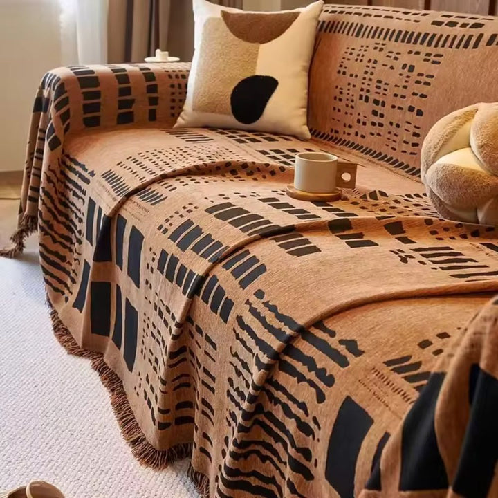 Skanto | Savanna Geo Chenille Sofa Cover