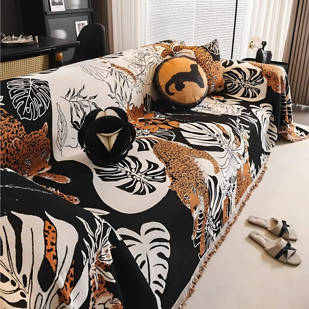 Skanto | Savara Leopard Sofa Kastteppe
