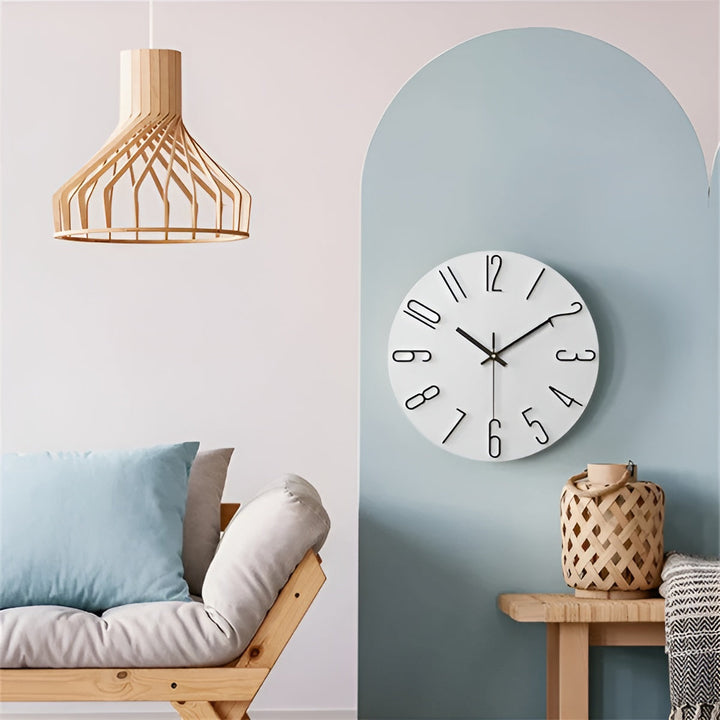 3D-veggklokke – Moderne og elegant | Dekorativ veggklokke for stue og kontor