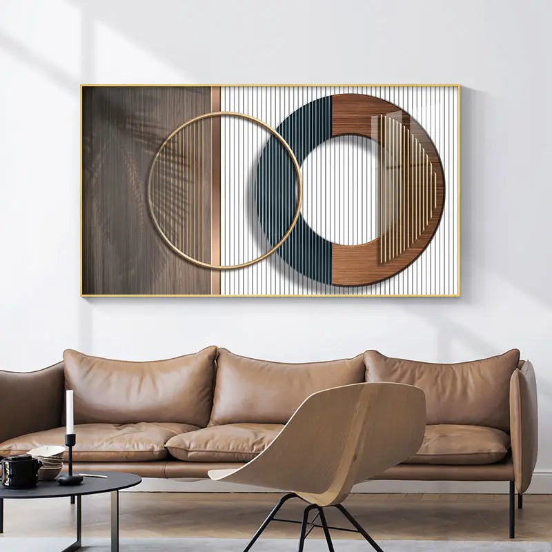 Moderne Estetikk Abstrakt Sol & Måne Veggkunsts Fine Art Lerretsutskrifter Bilder For Luksus Loft Stue Spisestue Livsstil Kunst Dekor | Skanto