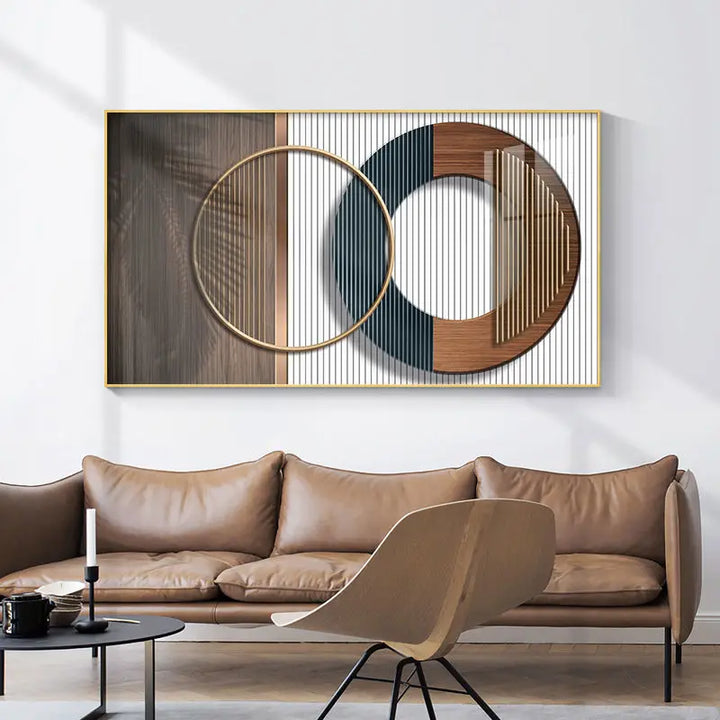 Moderne Estetikk Abstrakt Sol & Måne Veggkunsts Fine Art Lerretsutskrifter Bilder For Luksus Loft Stue Spisestue Livsstil Kunst Dekor | Skanto