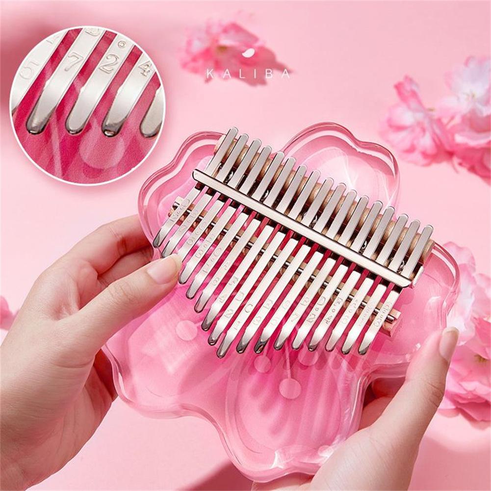 Skanto | Cherry Blossom Kalimba Akryl Tommel Piano