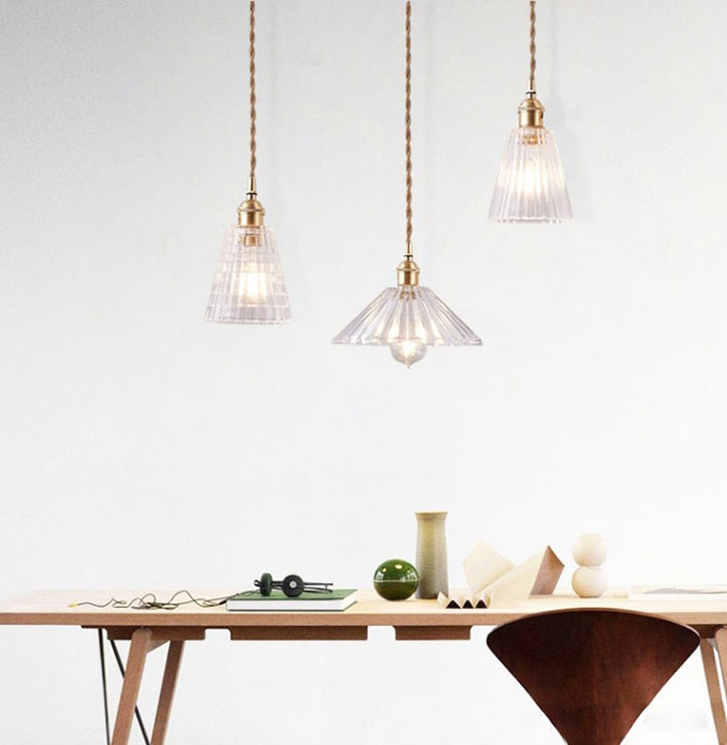 Skanto | Nordisk Brilliance Gjennomsiktig Glass Pendellampe