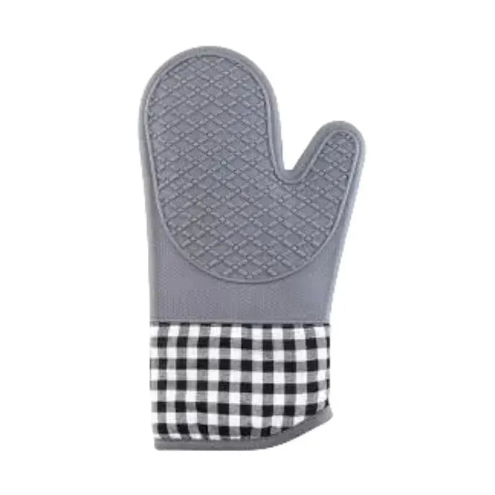 Skanto | ThermoGrip Silikon Kjøkkenhanske | Varmeresistent opp til 250 °C | Rutsji-fri & Forlenget | Antiskoldbeskyttelse for Ovnen & Grill