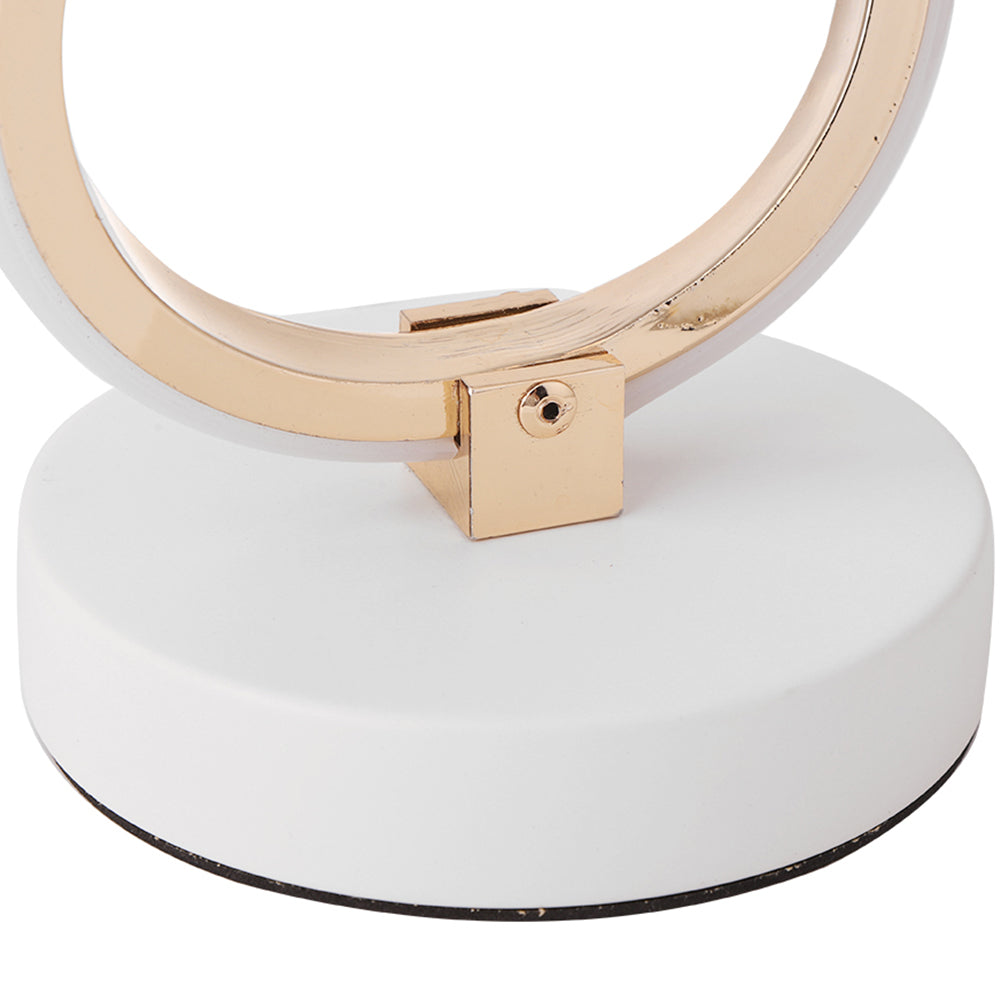 Skanto | SpiralGlow – Elegant LED Bordlampe med Koselig Varmt Lys