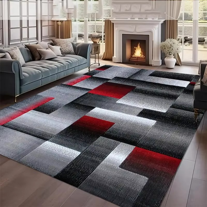 Skanto | Elegant nordisk-inspirert geometrisk områdeteppet