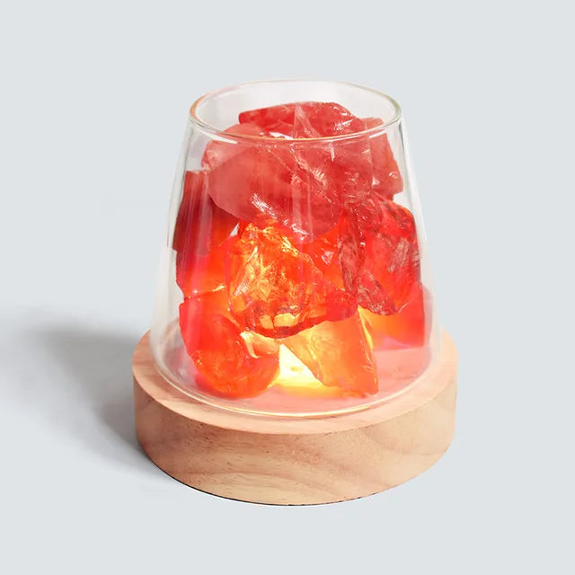 Skanto | Himalaya Saltlampe - Krystall Nattlys & Aromaterapi Diffuser