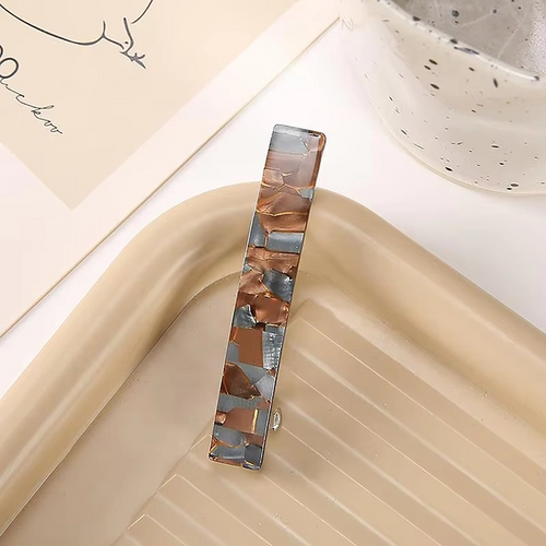 Skanto | Vintage-Inspirert Leopardmønster Acetat Hårklemmer