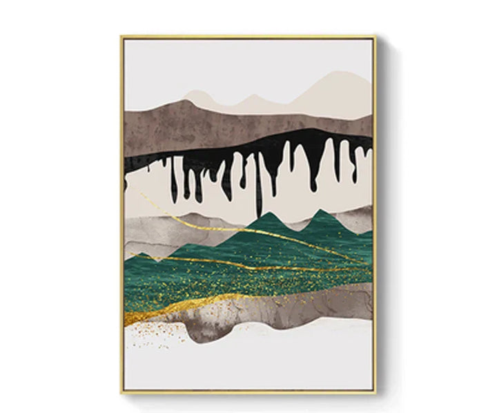 Abstract Mountain Landscape Wall Art Fine Art Canvas Prints Pictures For Modern Apartment Living Room Bedroom Hotel Room Art Decor | Skanto