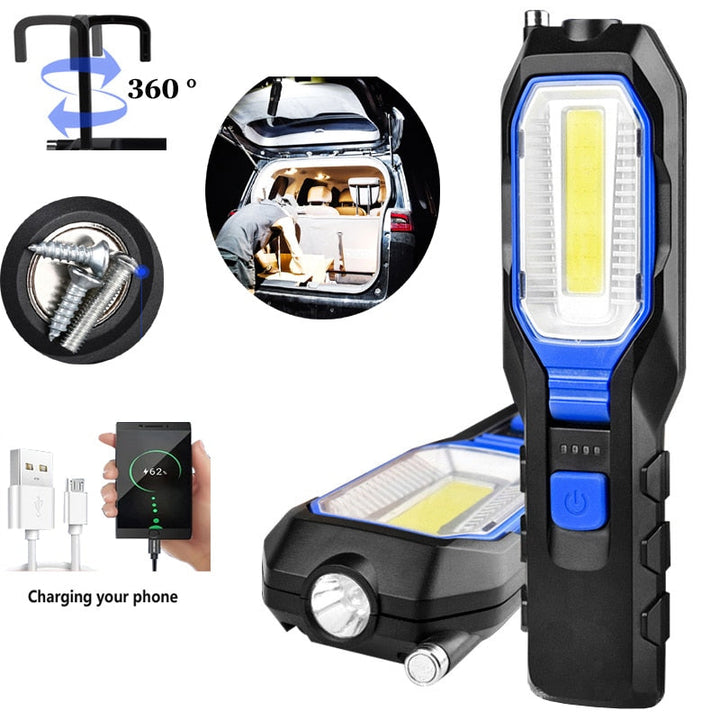 Skanto | Oppladbar Camping LED Power Bank Lommelykt