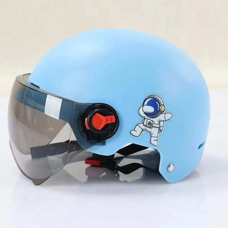 Skanto | Åpen-Face Motorsykkelhjelm med Goggles – Orion