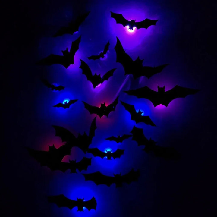 Skanto | Luminous LED Bat Wall Stickers 24PCS