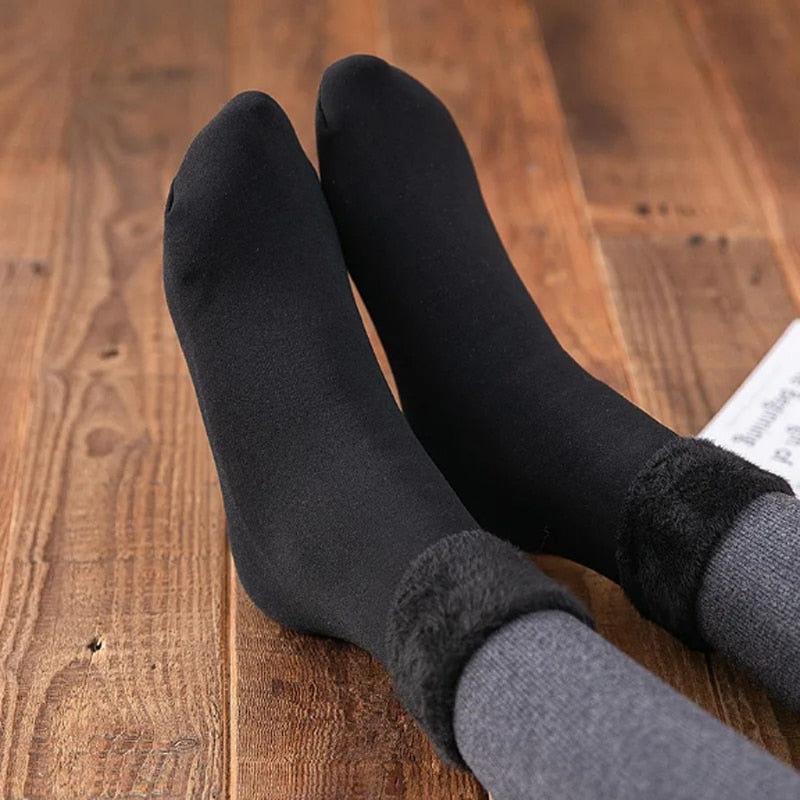 Skanto | Termisk Touch Vinter Varme Solide Tykk Sokker