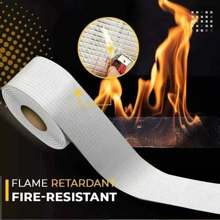 Skanto | Varmebestandig vanntett tape - Aluminiumfolie tykkere butylbånd for vegg-, basseng-, takfyllingsreparasjon - selvklebende duct tape