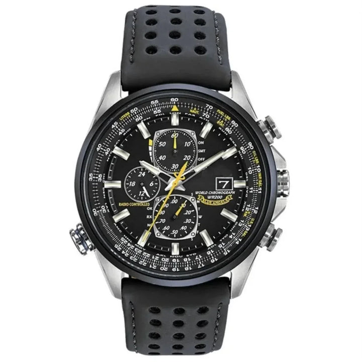 Skanto | Herre's Rustfritt Stål Chronograph Klokke med Kalender