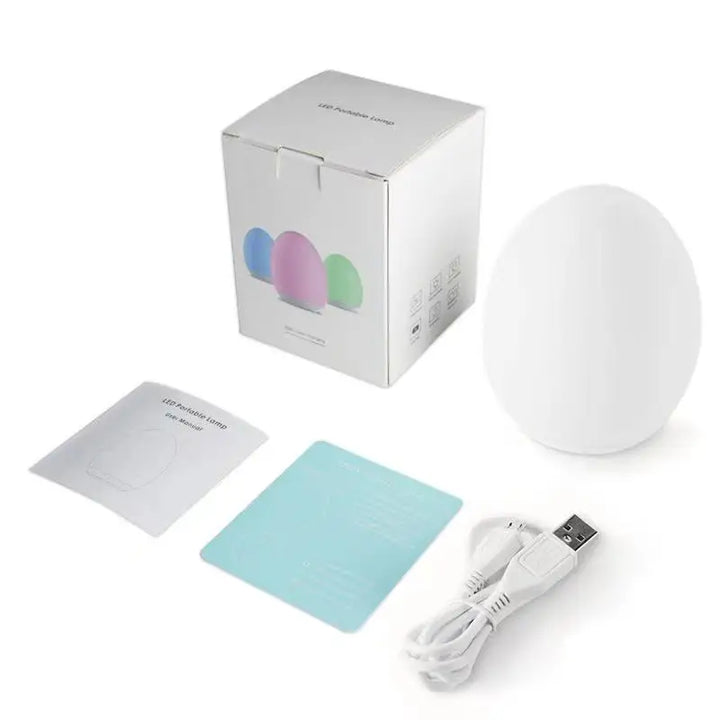 Skanto | Lumiboo Nattlys | RGB & Varme hvit | Berøringskontroll | 100t Batteri | 12 × 10 cm | Barnerom og barnerom