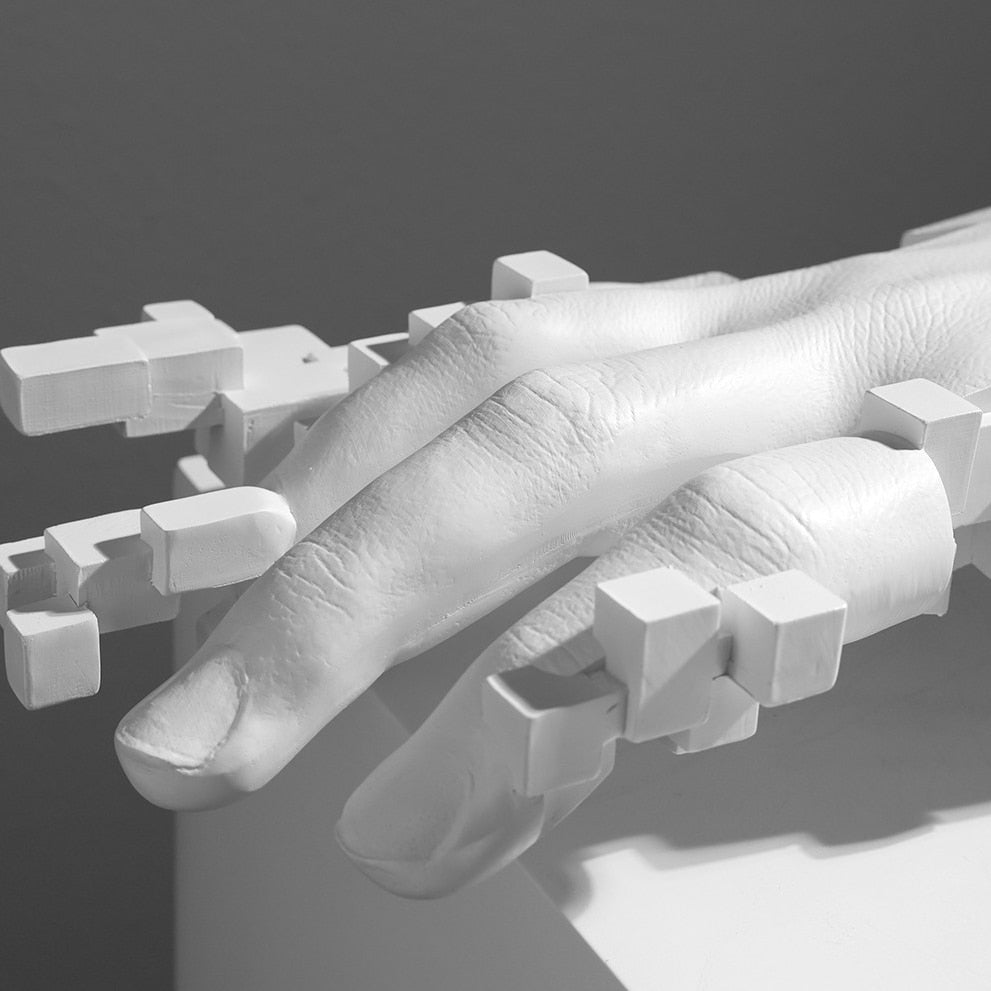 Moderne Kunstneriske Detaljer Hånd Statue Dekor | Skanto
