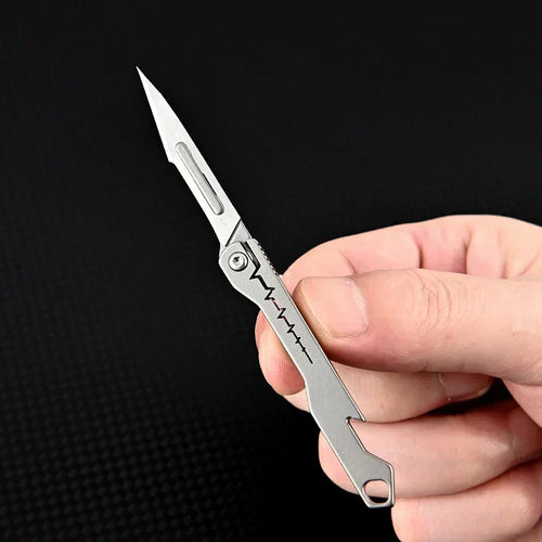 Titanium All-Purpose Foldable Sharp Cutter Knife | Skanto