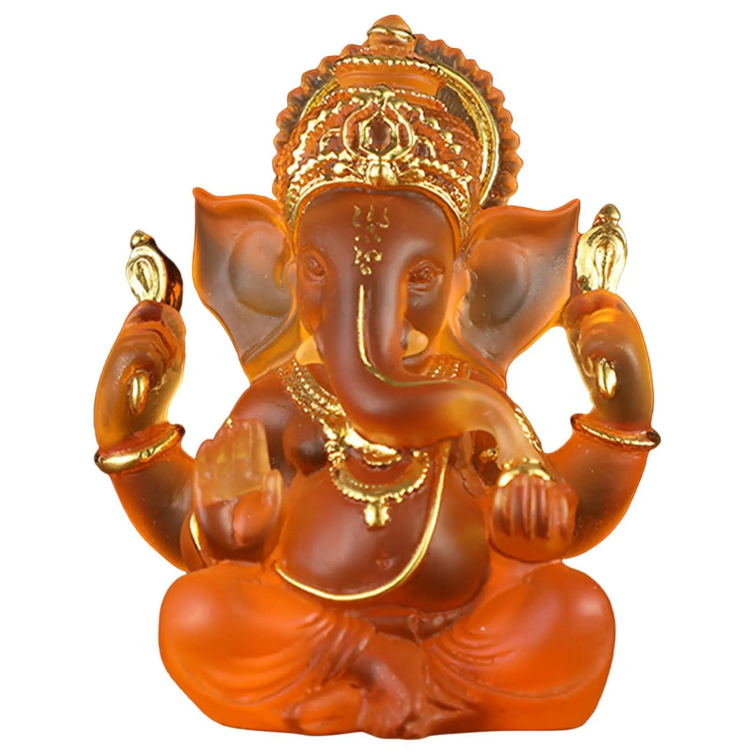 Skanto | Sjeldent fargede semi-gjennomsiktige Ganesh-statuer for lykke i hjemmet ditt