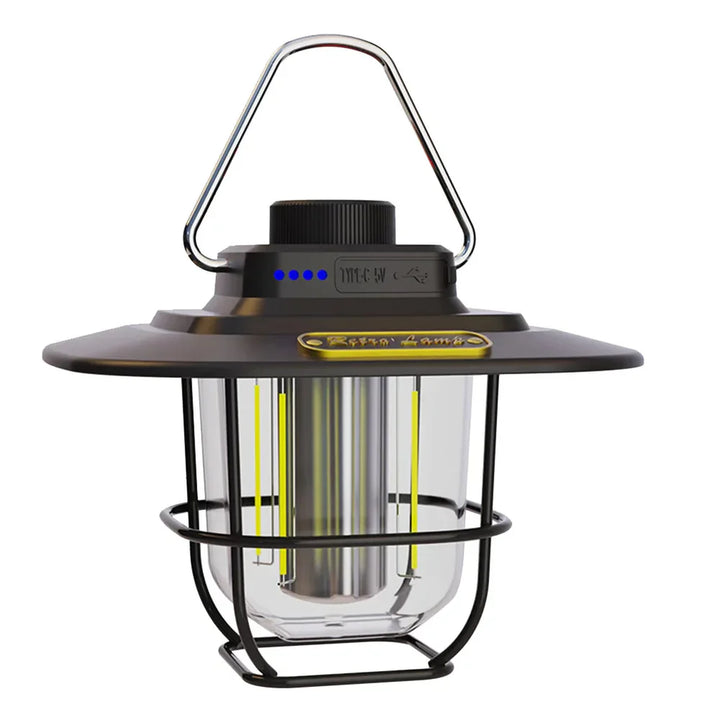 Skanto | Retro Oppladbar LED Campinglanterne - NostalgiaGlow