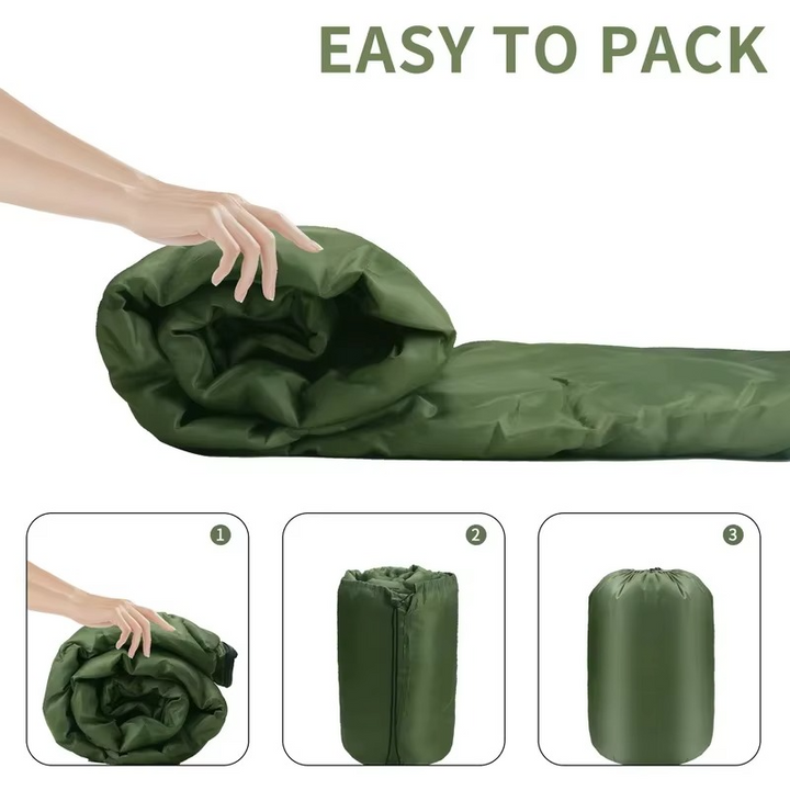 Ultraleichter, wasserdichter 4-Jahreszeiten-Campingschlafsack for Rucksackreisen und Wanderungen