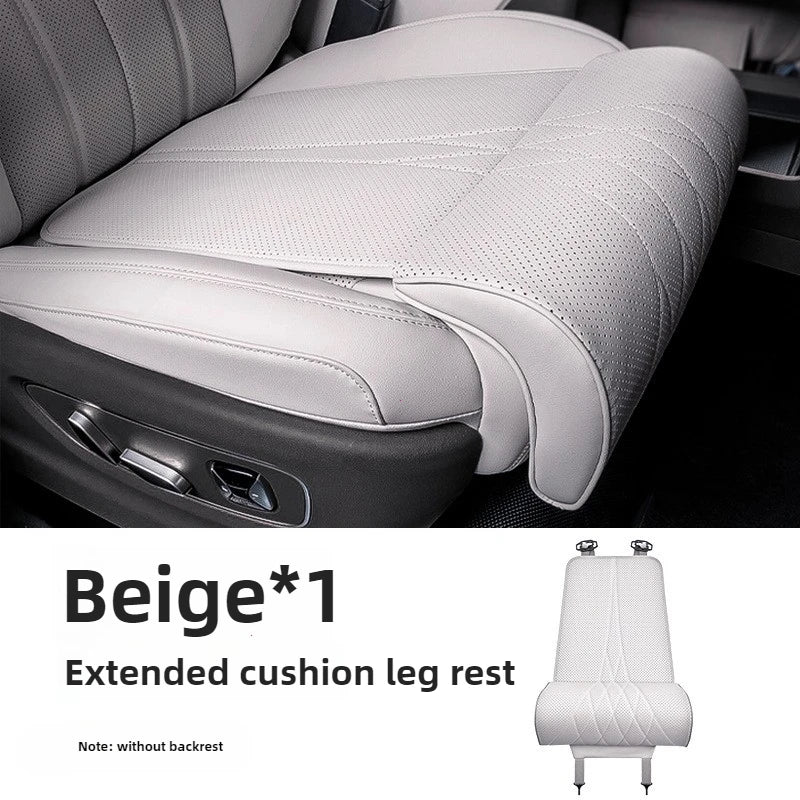 Skanto | Bilsetepute med Benstøtte | Ergonomisk og Komfortabel | PU-lær