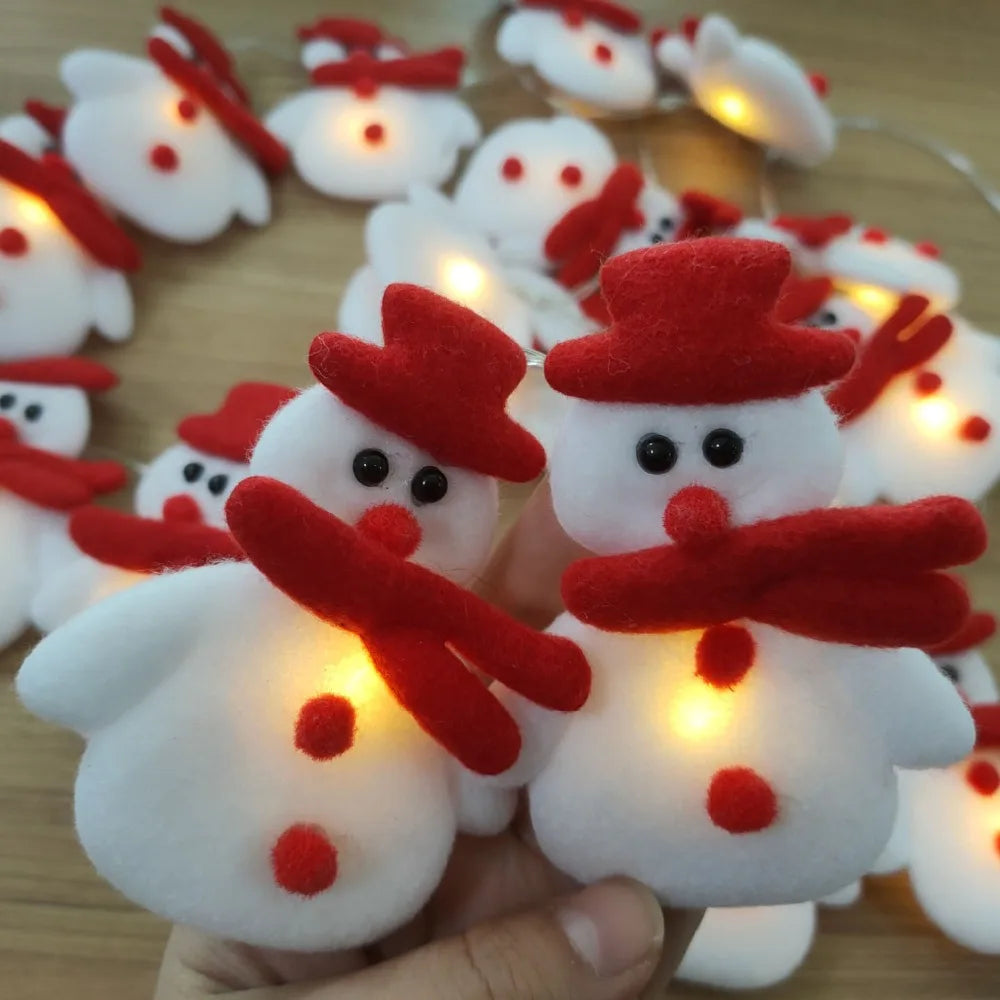 Skanto | FrostyGlow – Snømann Julelys og Hengende Ornamenter