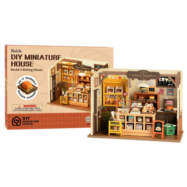 Miniatyr Kafé Tre AssemSkantoy DIY Bakeri Sett | Skanto