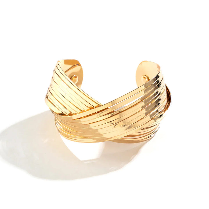 Skanto | Spiral Cross Wrap Bangle Armbånd