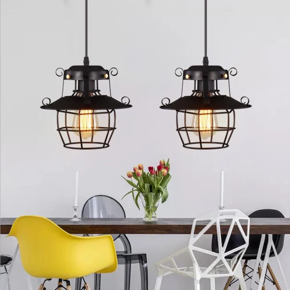 Skanto | Norah Retro-Industriell Pendellampe