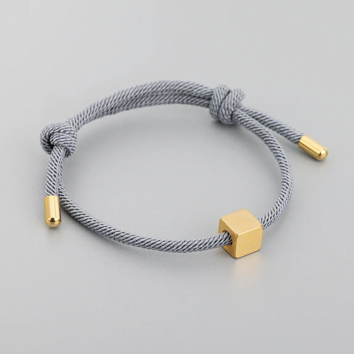 Skanto | Justerbare Par Boks Bokstav Initialer Armbånd
