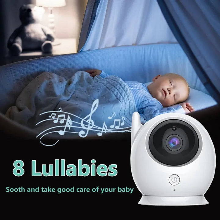 Babymonitor Overvåking Nattsyn Musikk Barnepikekamera
