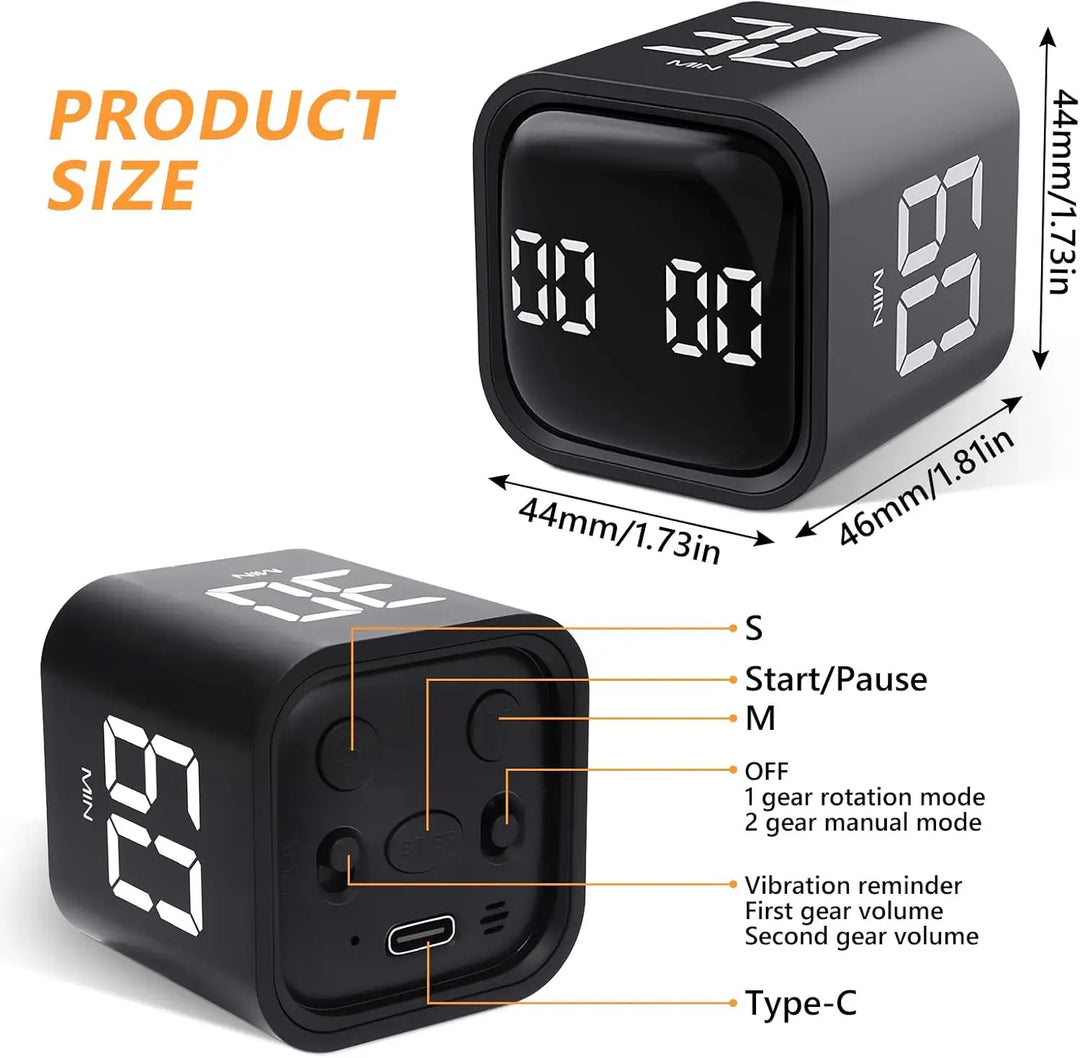 Skanto | Mini Cube Flip Digital Timer