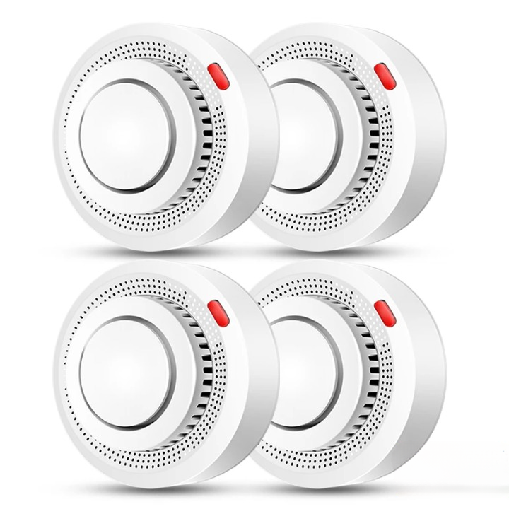 Skanto | Smart WiFi Røykvarsler Brannalarm 85dB – SafeSense
