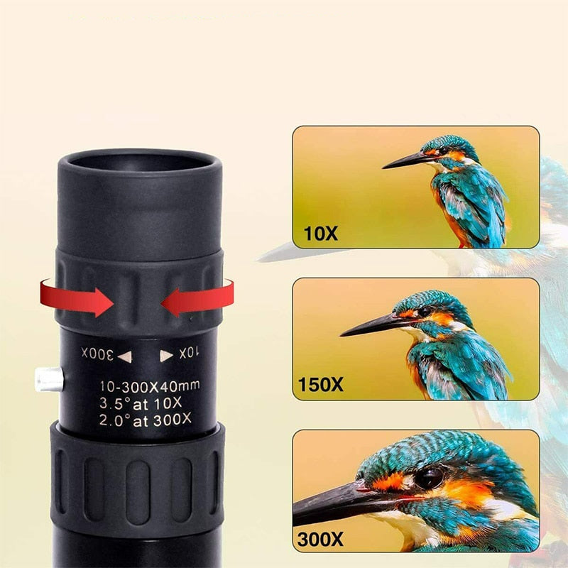10–300X zoomteleskop