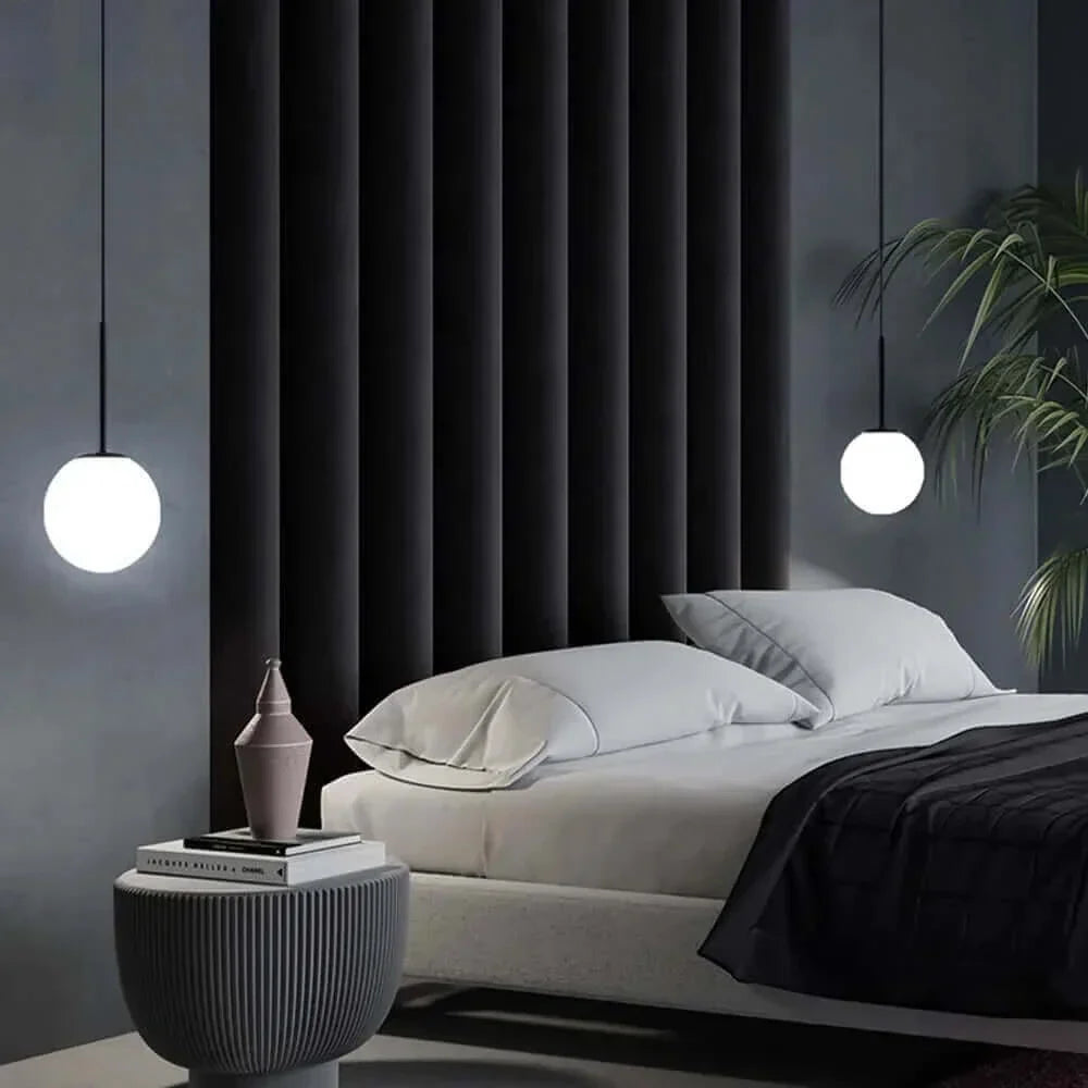Skanto | Mid-Century Modern Glass Ball Pendant Light