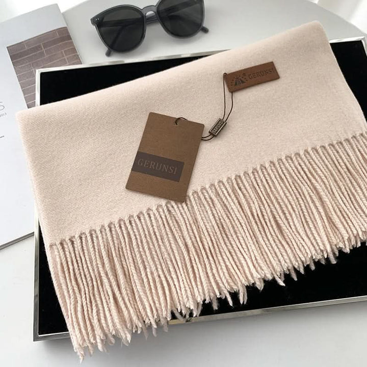 Skanto | Kvinne bomulls vinter skjerf – Myk, varm, elegant stil