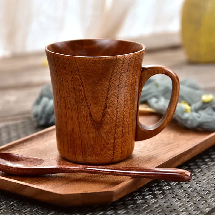 TimberBrew Tre-mug – Håndlaget Hardtre Rustikk Eleganse | Skanto