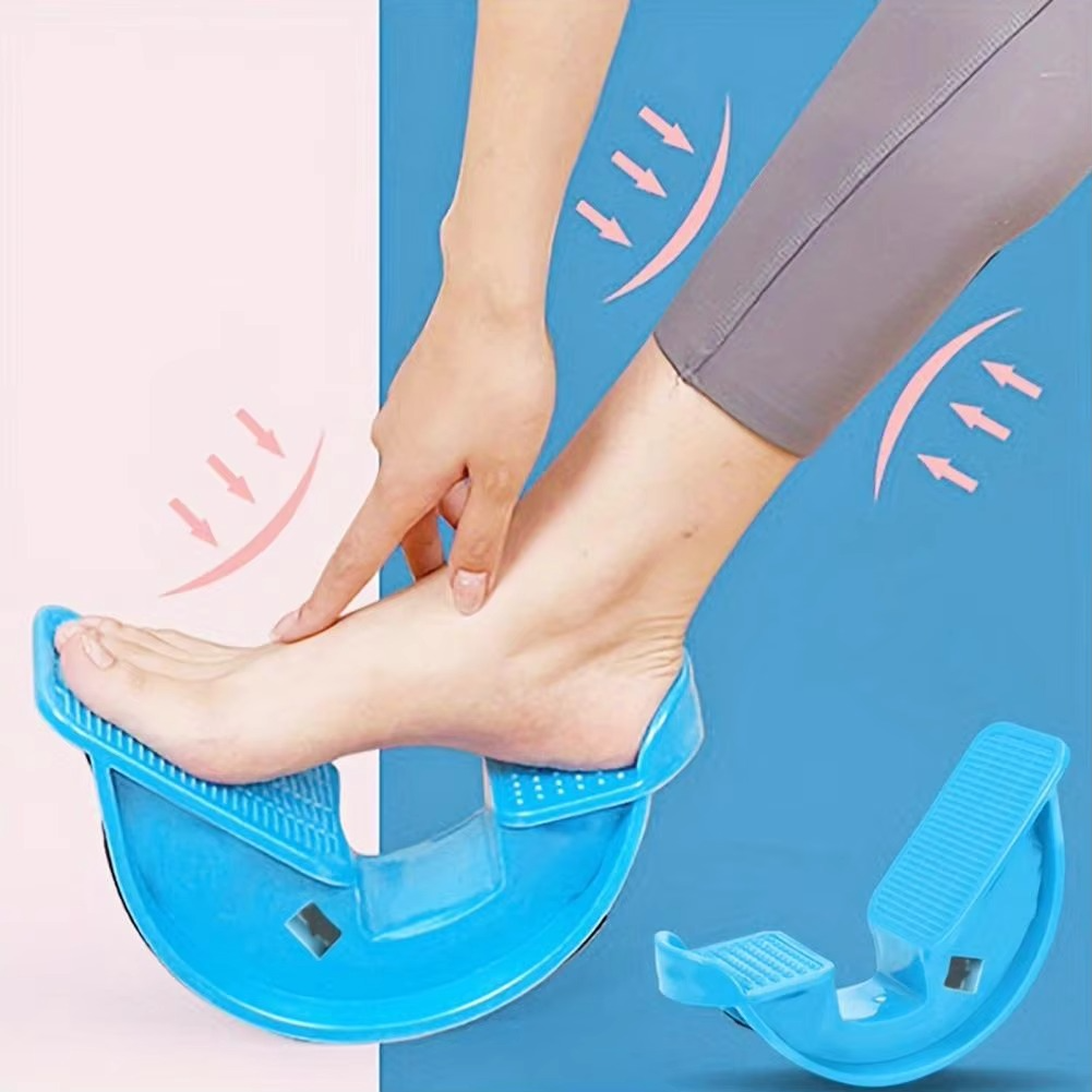 2er-Pack Fußwippen-Wadenstrecker zur Linderung von Plantarfasziitis, Achillessehnenentzündung, Knöchel- og Unterschenkelmuskelverspannungen, 27 x 13 cm Große Schrägbretter