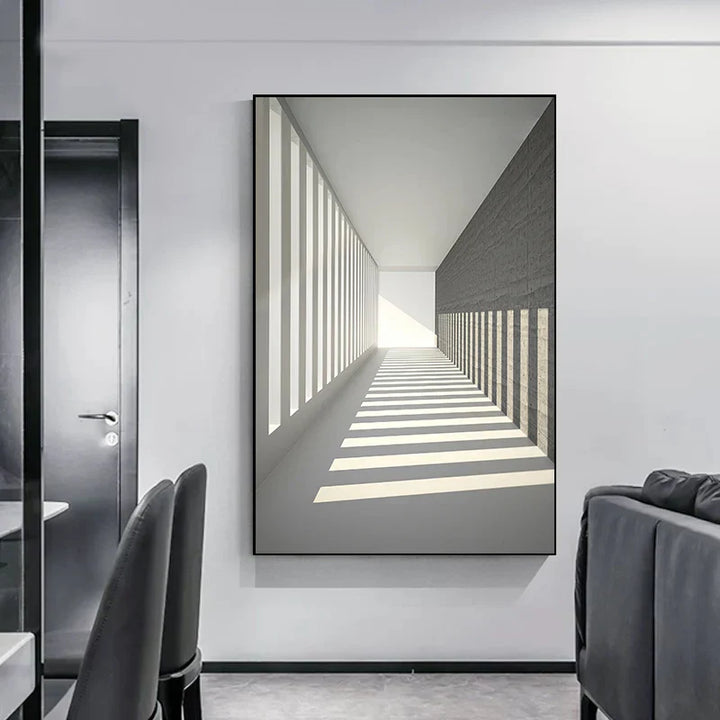 Minimalist Abstrakt Arkitektonisk Veggkunst Fin Kunst Lærtrykk Plakater Bilder For Moderne Leilighet Stue Hjemme Kontor Dekor | Skanto