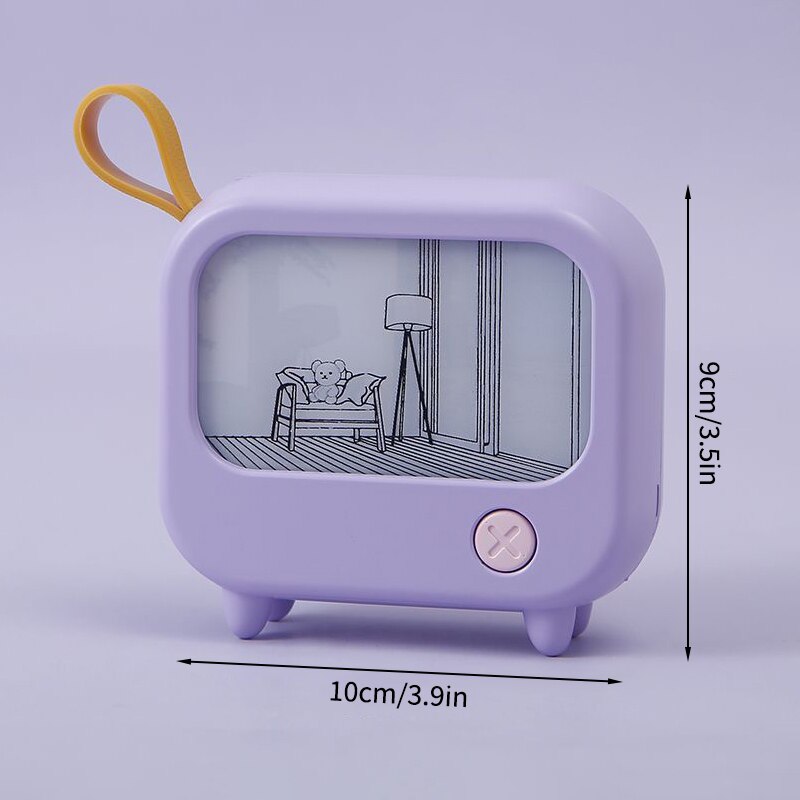 Skanto | Mini Art TV Maleri Dekor Nattlampe