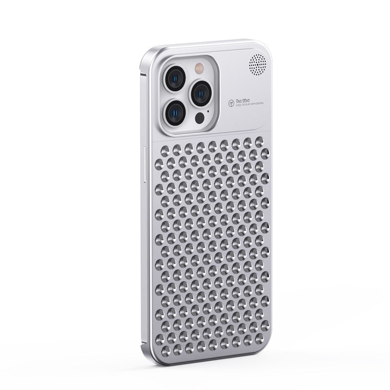 Skanto | Metal Vent Premium Aluminiumlegering iPhone-deksel