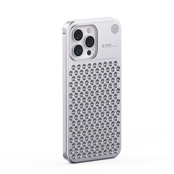 Skanto | Metal Vent Premium Aluminiumlegering iPhone-deksel