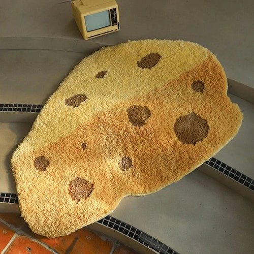 Cartoon Cheese Rug | Skanto
