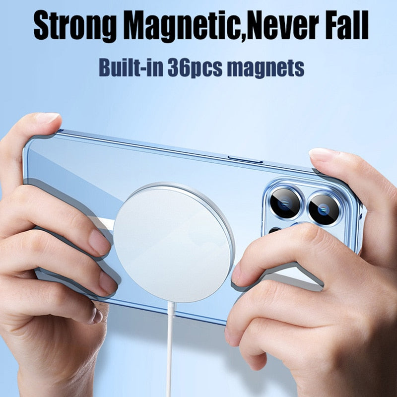 Skanto | Metall Bumper Aluminium Magnetisk Telefon Etui