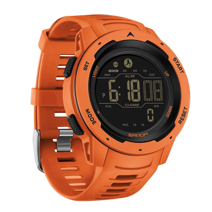 Skanto | Vanntett Militær Pedometer Digital Klokke