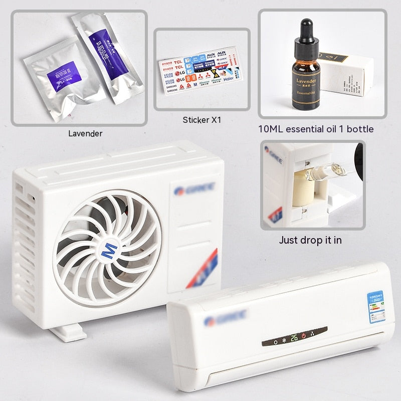 Skanto | Mini Solenergi AC Bil Aromaterapi Dekor
