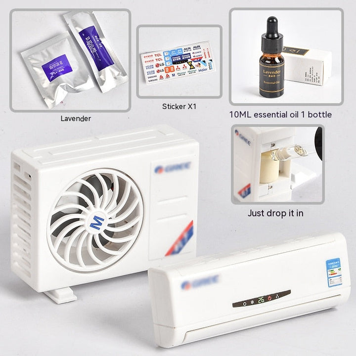 Skanto | Mini Solenergi AC Bil Aromaterapi Dekor