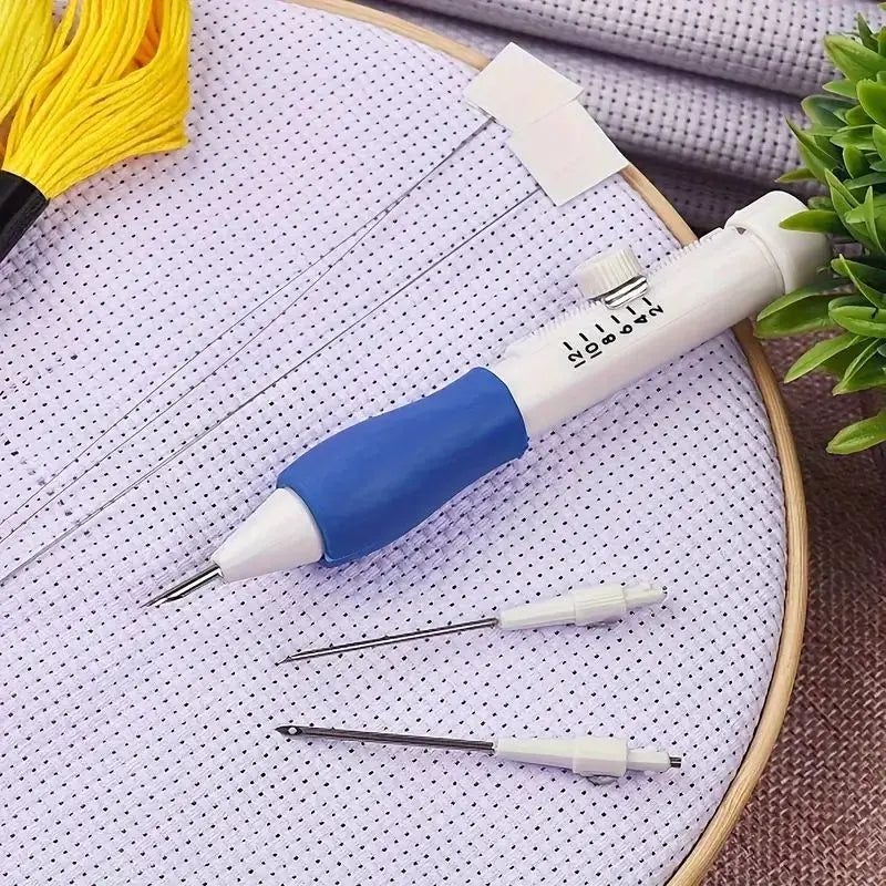 Skanto | StitchArt Broderi Sett | 8-delt | Punch Needle & Tilbehør