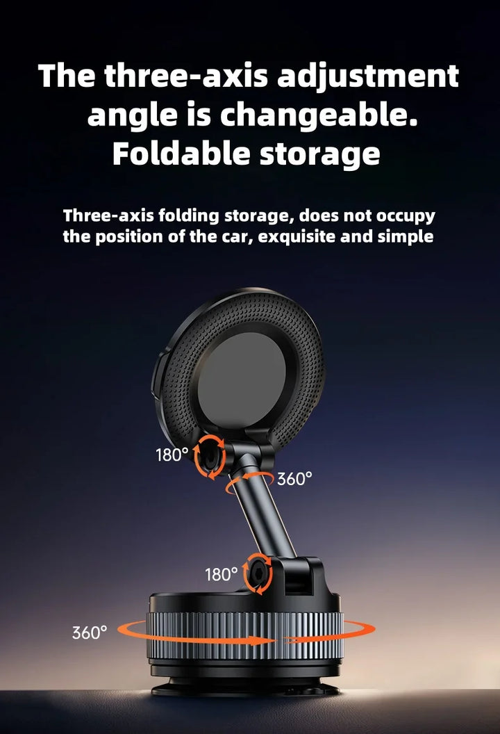 Skanto | 360° Rotasjonsevne Vakuummagnet Telefonholder